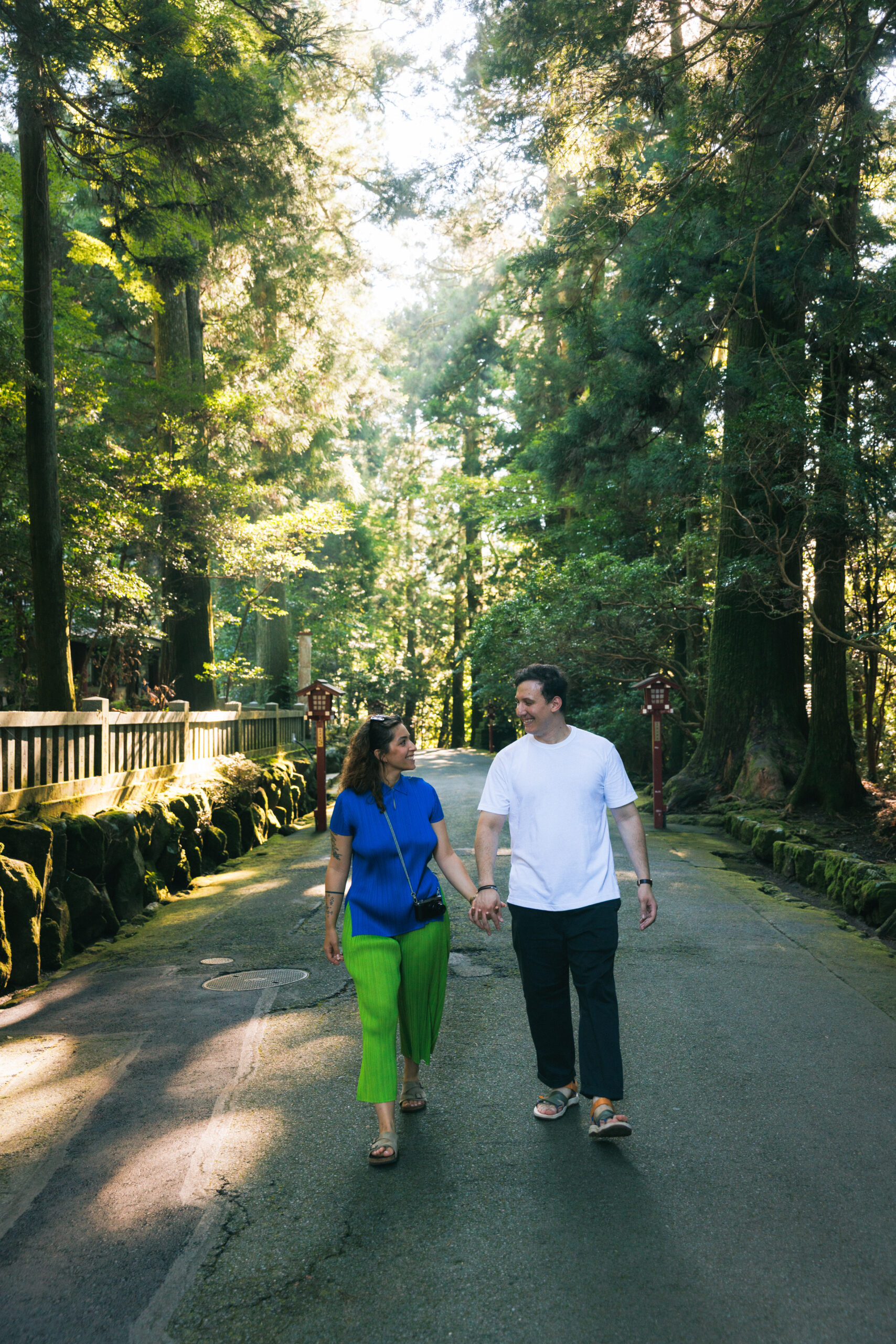 Authentic surprise proposal photography in Hakone with natural expressions, iconic locations, and timeless memories